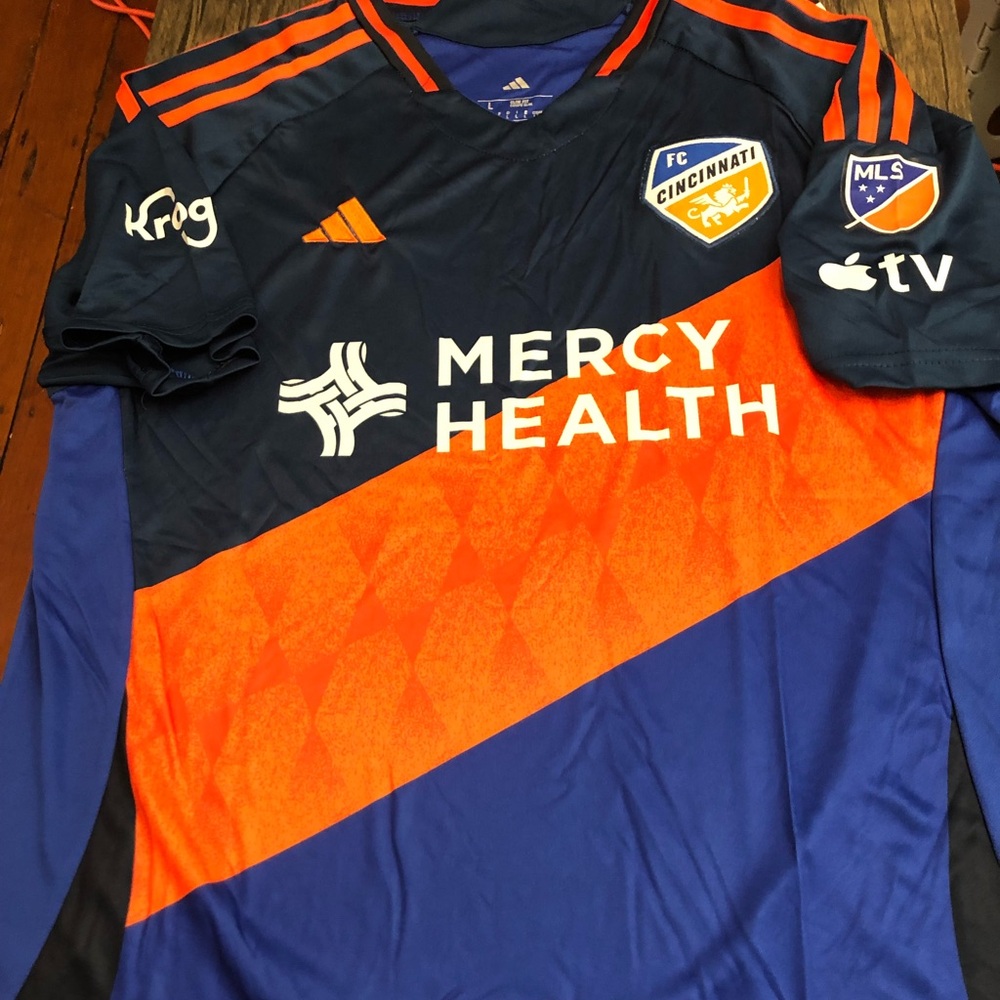 Adidas MLS FC CINCINNATI Men’s JERSEY Sz M,L,XL,2X